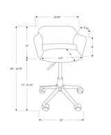 Office Chair, Adjustable Height, Swivel, Ergonomic, Armrests, Contemporary - Furniture Home Direct
