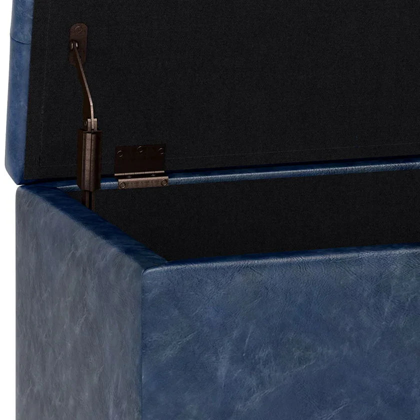 Cosmopolitan - Upholstered Storage Ottoman - Furniture Home Direct