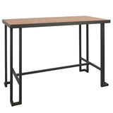 Roman - Industrial Counter Table - Furniture Home Direct