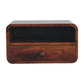 Curved Upper Slot Floating Nightstand - Furniture Home Direct