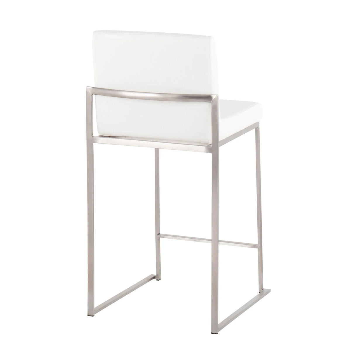 Fuji - Contemporary High Back Counter Stool, Functional Design - Furniture Home Direct