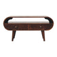 Solid Wood Circular TV Stand - Furniture Home Direct