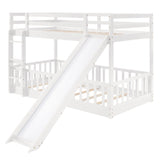 Functional Bunk Bed & Convertible Ladder And Slide - Furniture Home Direct
