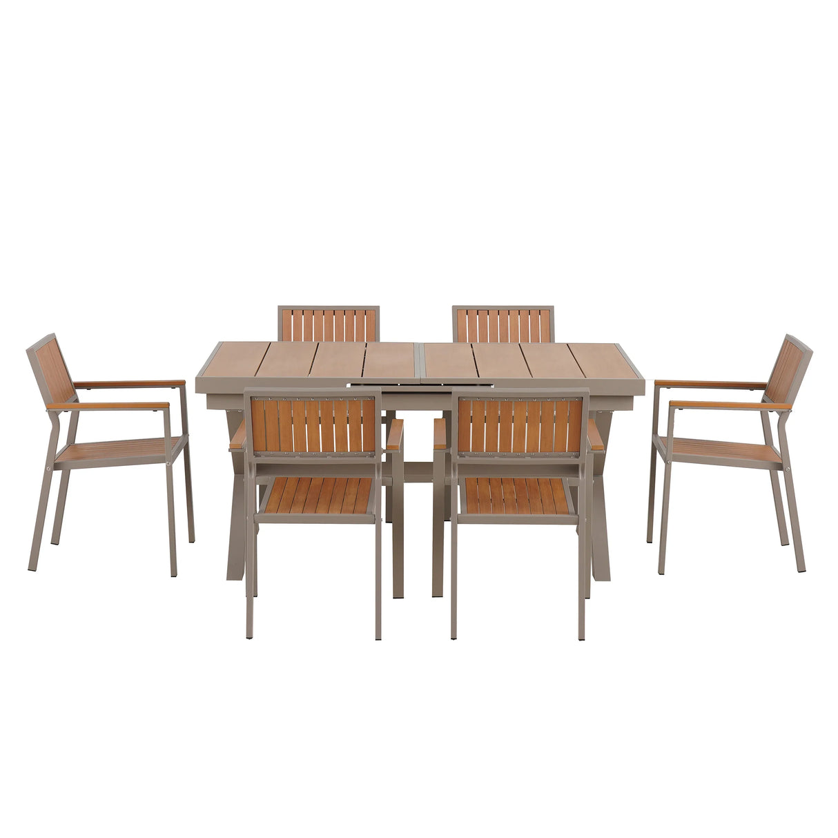 Outdoor Extendable Dining Set - Furniture Home Direct