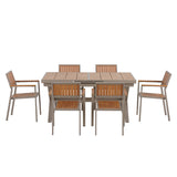 Outdoor Extendable Dining Set - Furniture Home Direct