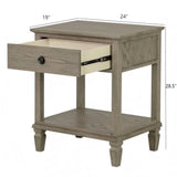 Victoria - Bedside Table With Drawer And Shelf - Furniture Home Direct