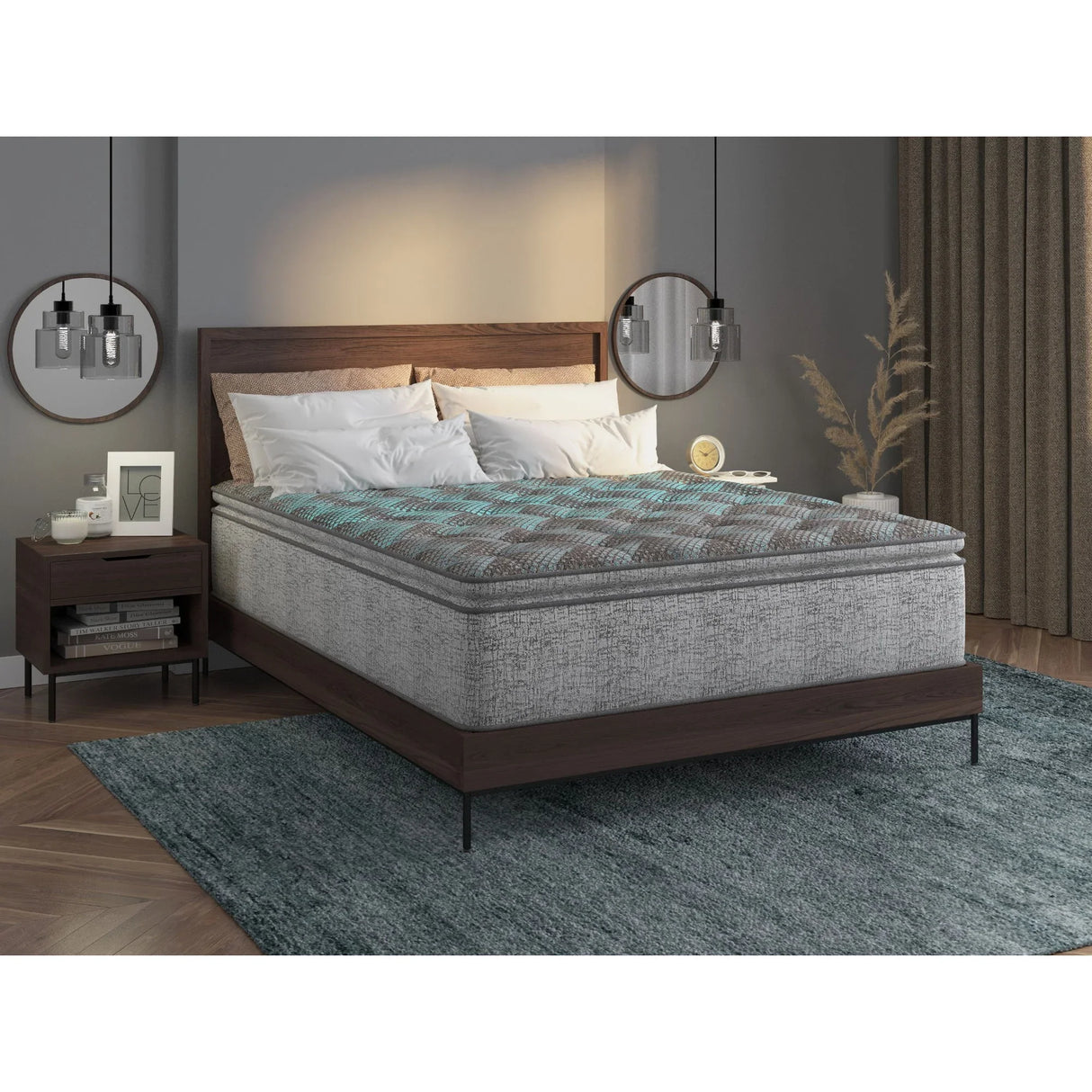 Comfort Care - 14" Euro Top Hybrid Mattress, Plush Comfort - Furniture Home Direct