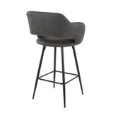 Margarite - Contemporary Counter Stool (Set of 2) - Furniture Home Direct