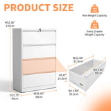 Premium Drawer Metal Lateral File Cabinet With Lock - Furniture Home Direct