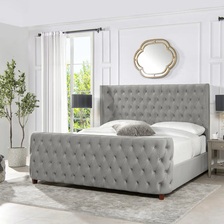 Brooklyn - Tufted Panel Bed Headboard And Footboard Set - Furniture Home Direct