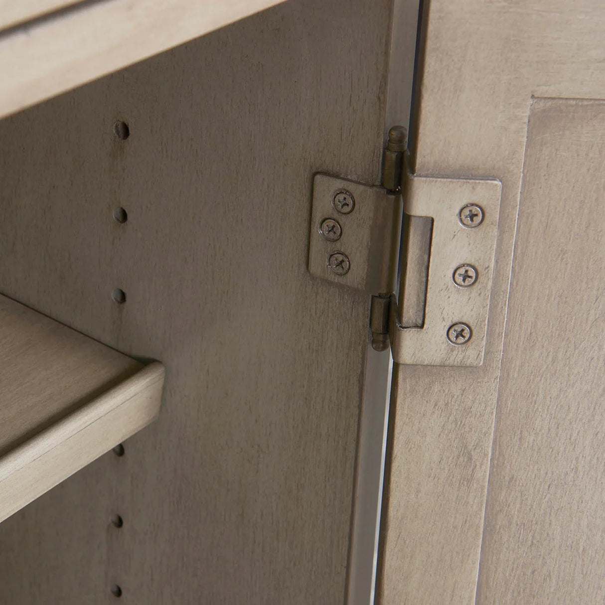 Dauphin - Handpainted Entryway Storage Cabinet - Gray Cashmere - Furniture Home Direct