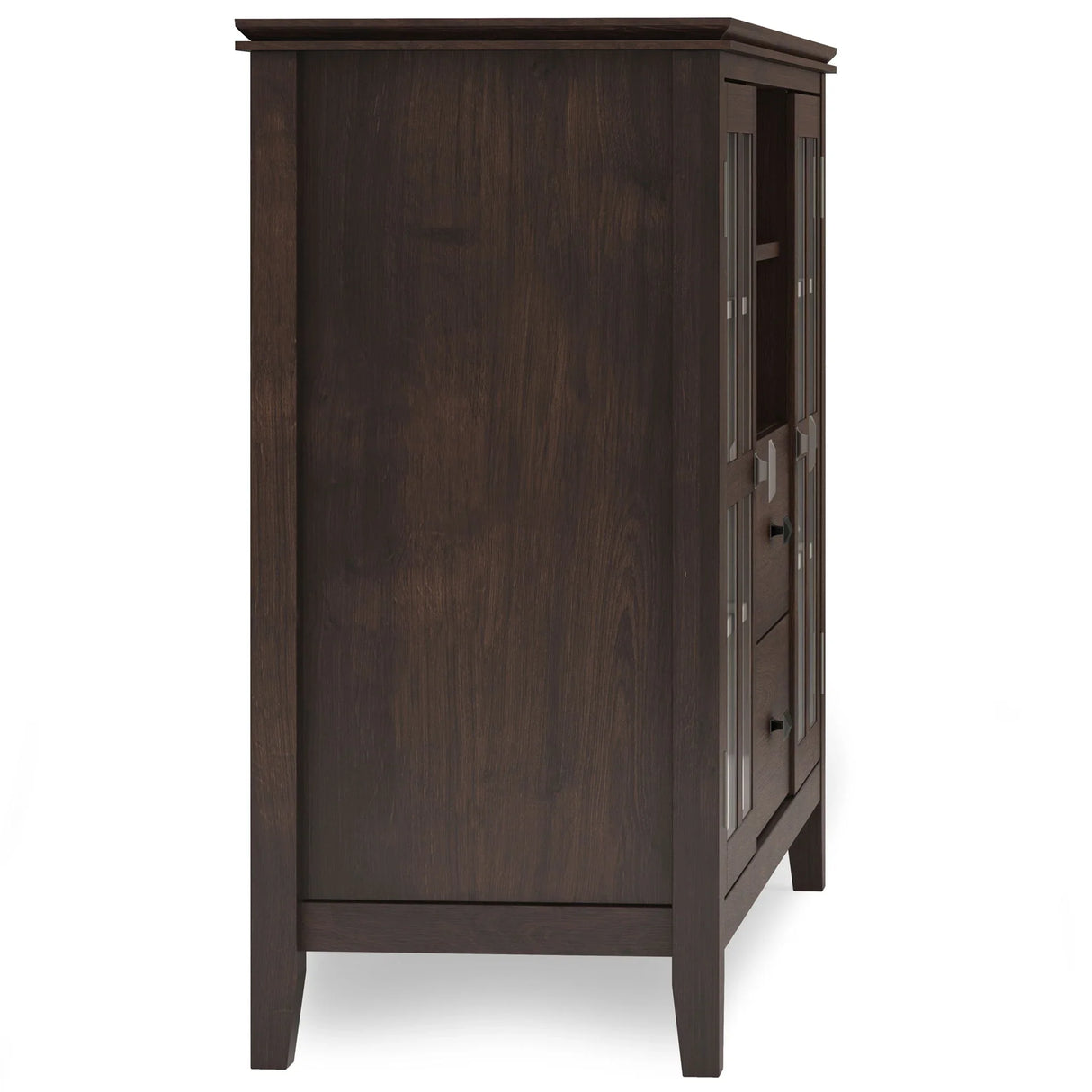 Artisan - Tall TV Media Stand - Dark Chestnut Brown - Furniture Home Direct