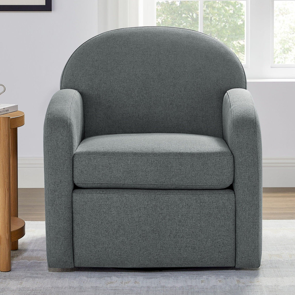 Eddie - Modern Swivel Chair With 360 Degree Functionality - Furniture Home Direct
