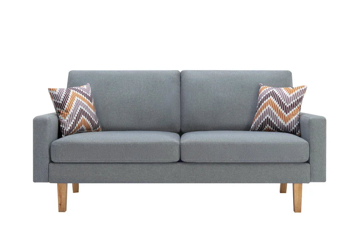 Bahamas - Minimalistic Sofa With 2 Throw Pillows - Furniture Home Direct