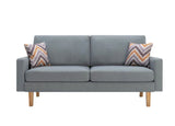 Bahamas - Minimalistic Sofa With 2 Throw Pillows - Furniture Home Direct