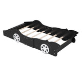 Race Car Shaped Platform Bed & Wheels - Furniture Home Direct