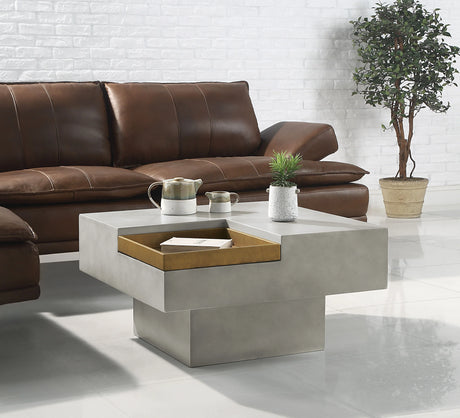 Kailano - Weathered Table - Gray - Furniture Home Direct