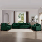 Elegant Corduroy Oversized Sectional Sofa Set With Deep Seats And Flexible Layout - Furniture Home Direct