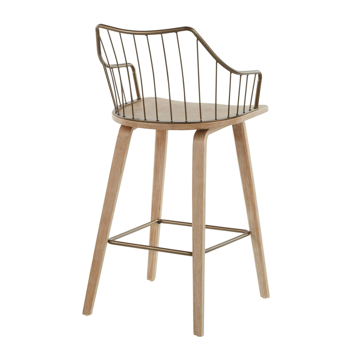 Winston - Farmhouse Counter Stool - Furniture Home Direct