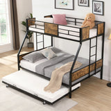 Modern Metal Bunk Bed With Dual Side Ladder And Metal Desig - Furniture Home Direct