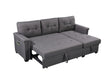 Ashlyn - Reversible Sleeper Sectional Sofa With Storage Chaise, USB Charging Ports And Pocket - Furniture Home Direct