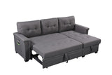 Nathan - Reversible Sleeper Sectional Sofa With Storage Chaise, USB Charging Ports And Pocket - Furniture Home Direct