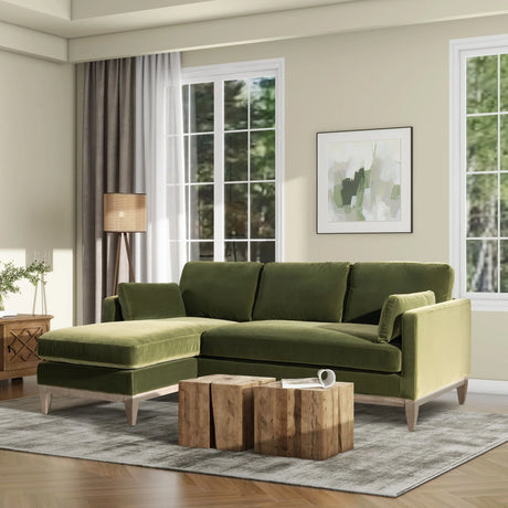 Knox - Modern Farmhouse Reversible Chaise Sectional Sofa - Furniture Home Direct