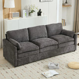 Cozy Upholstered 3 Seater Sofa Plush Cushion For Living Room - Furniture Home Direct