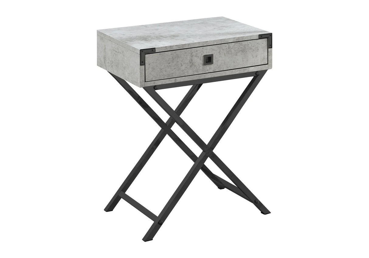 Accent Side Table, Storage Drawer, Stylish Design Contemporary & Modern - Furniture Home Direct