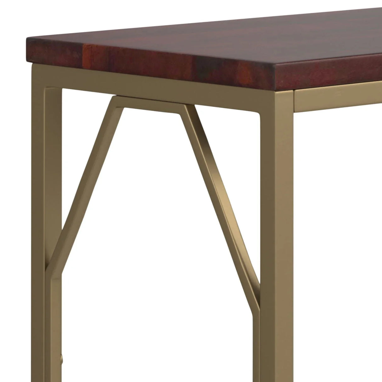 Selma - Handcrafted Metal And Wood Accent Table - Furniture Home Direct