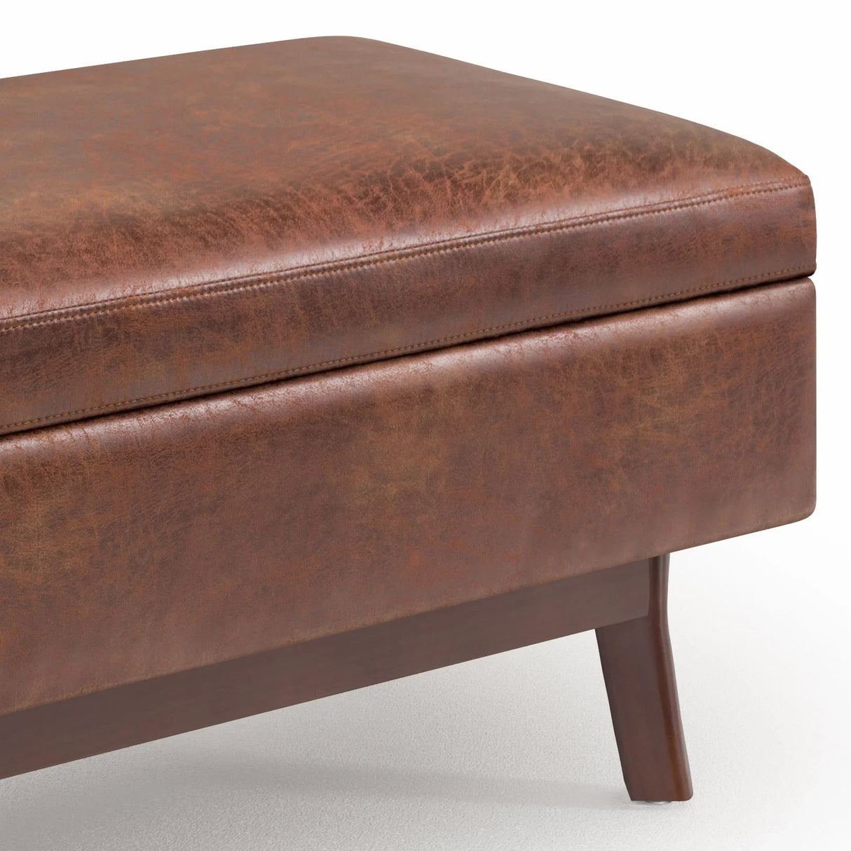Owen - Upholstered Rectangular Storage Ottoman - Furniture Home Direct