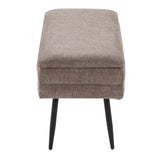 Neapolitan - Contemporary Storage Bench - Furniture Home Direct