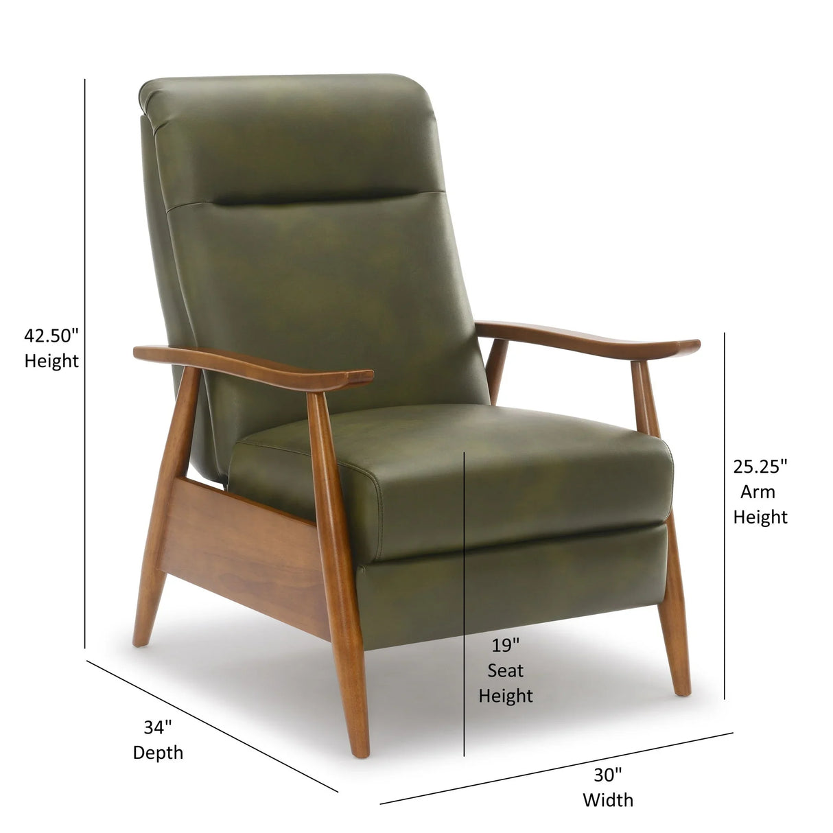 Sarasota - Arm Push Back Recliner - Furniture Home Direct