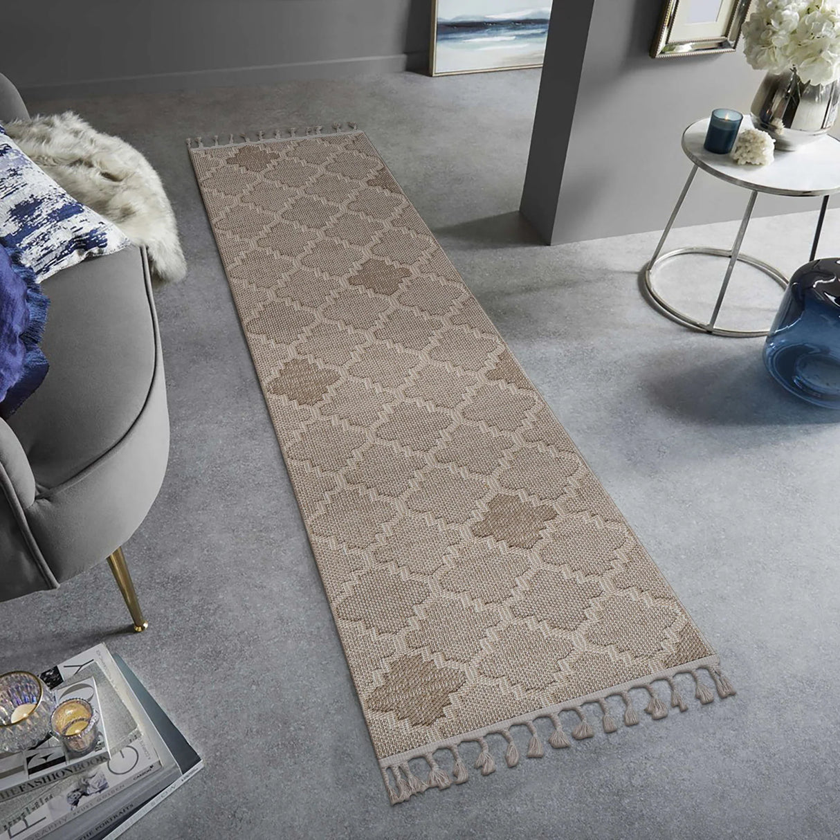 Guros - Trellis Indoor / Outdoor Rug - Furniture Home Direct