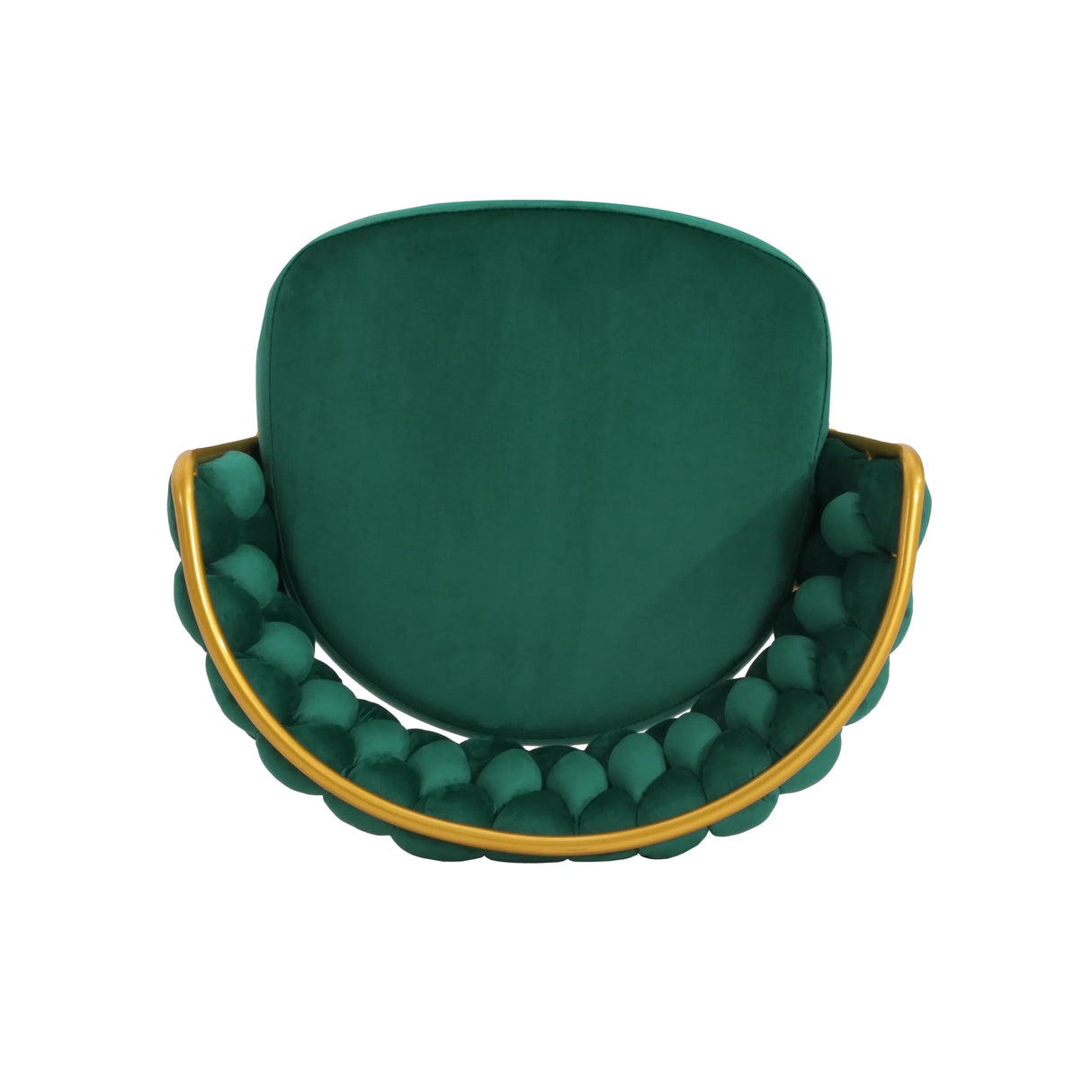 Counter Height Stools Tufted Velvet Gold Frame Green - Furniture Home Direct