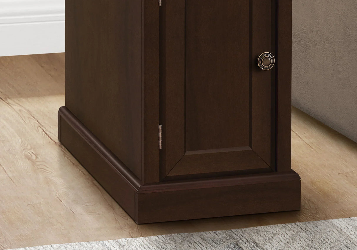 Accent End Table, Storage Drawer, Versatile Design - Espresso - Furniture Home Direct