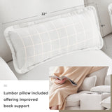 U Shaped Sectional Sofa With Console And Cupholders White - Furniture Home Direct