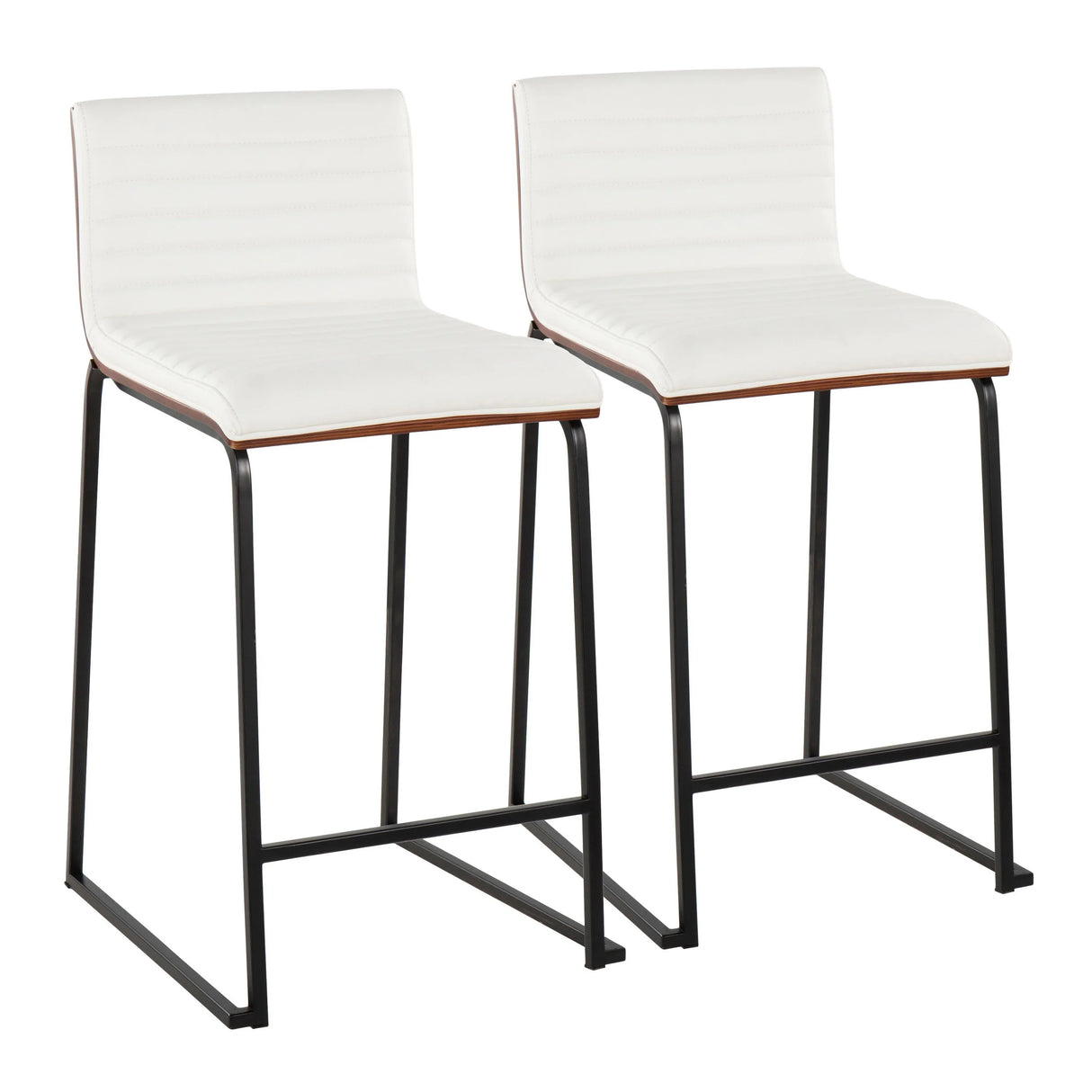 Mason Mara - Contemporary Fixed Height Quality Counter Stool (Set of 2) - Furniture Home Direct