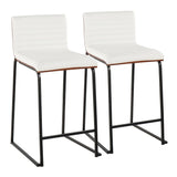 Mason Mara - Contemporary Fixed Height Quality Counter Stool (Set of 2) - Furniture Home Direct