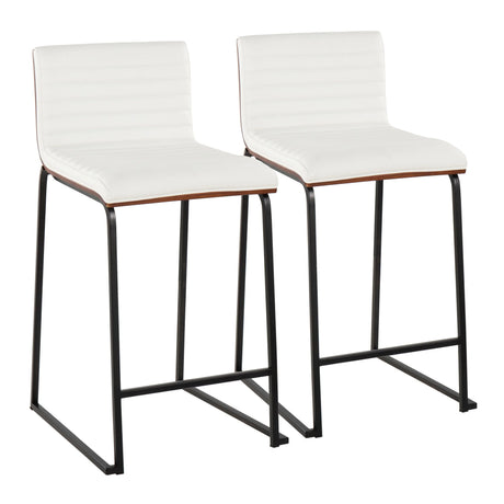 Mason Mara - Contemporary Fixed Height Quality Counter Stool (Set of 2) - Furniture Home Direct