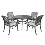 Outdoor Aluminum Dining Set With Cushion - Furniture Home Direct