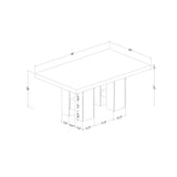 Jhoanna - 5 Pieces Dining Table Set - Black - Furniture Home Direct