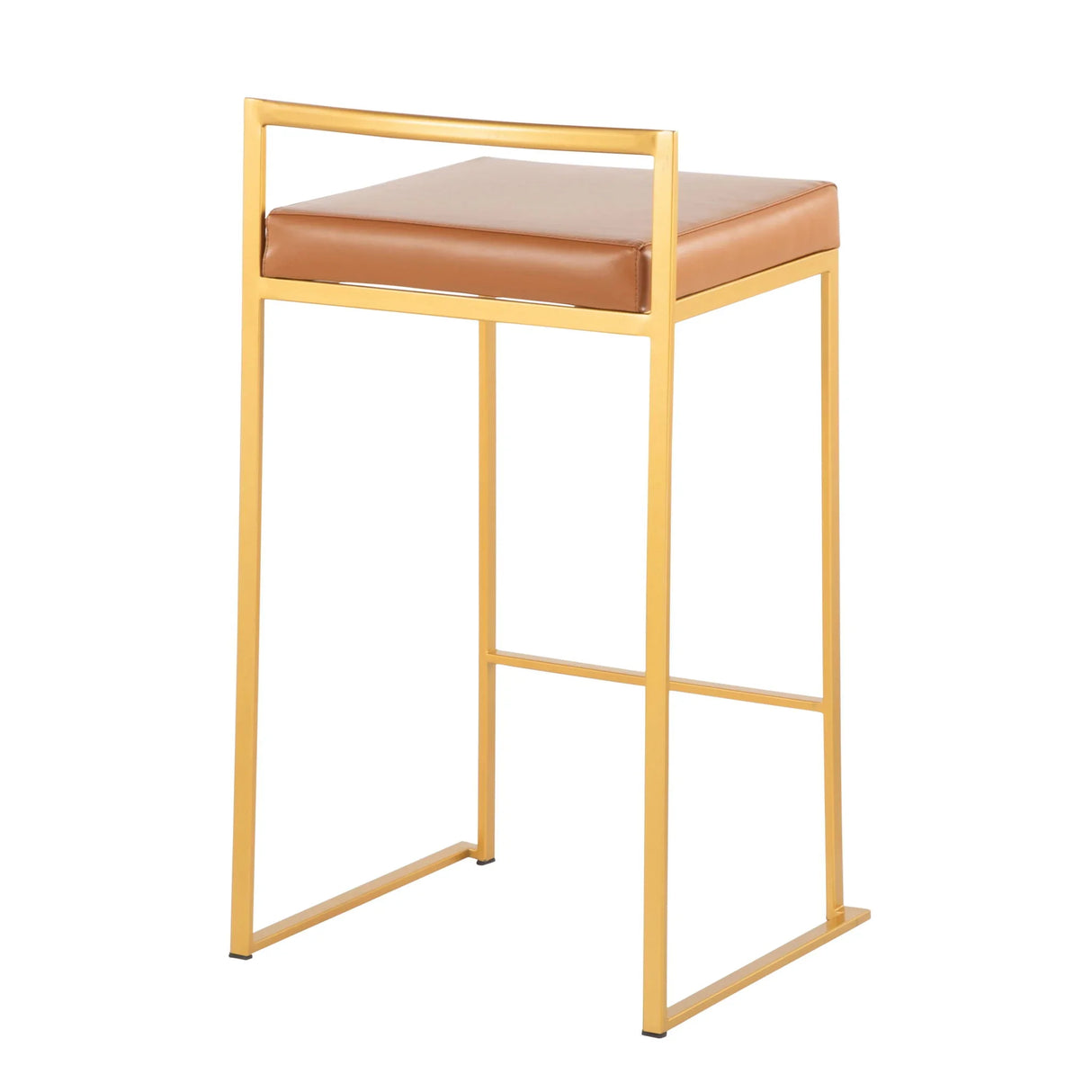 Fuji - Contemporary / Glam Design Counter Stool (Set of 2) - Furniture Home Direct