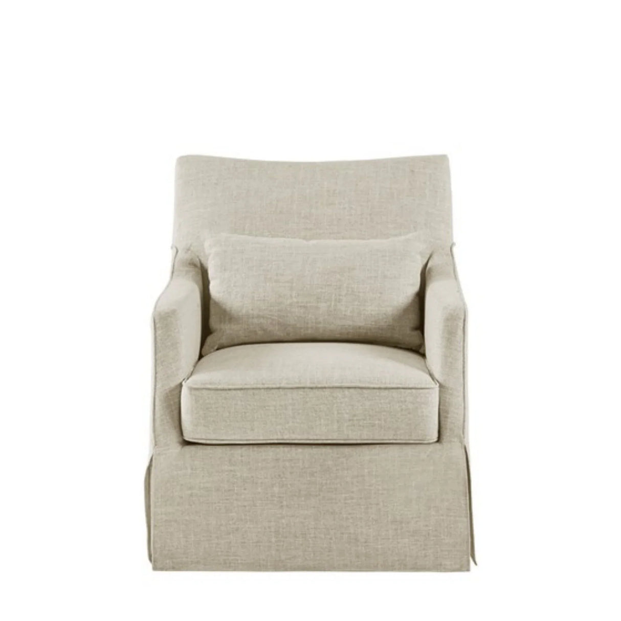 Traditional Design London Skirted Swivel Chair - Furniture Home Direct