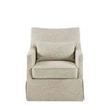 Traditional Design London Skirted Swivel Chair - Furniture Home Direct