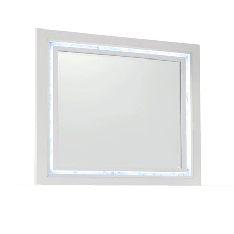 Skye - Marble Mirror - White - Furniture Home Direct