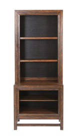 Branson - Bookcase Pier, Two Tone - Brown - Furniture Home Direct