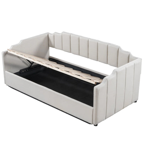 Modern Upholstered Daybed With Underneath Storage - Furniture Home Direct