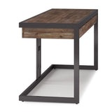 Erina - Large Desk - Rustic Natural Aged Brown - Furniture Home Direct