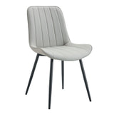 Modern Style Extended Seat Cushion Dining Chair Set - Furniture Home Direct